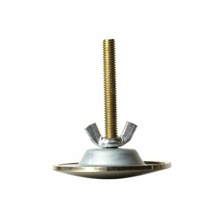 THRIFCO PLUMBING 2 Inch Brass Sink Hole Cover, Heavy Duty, Satin Nickel 4402274